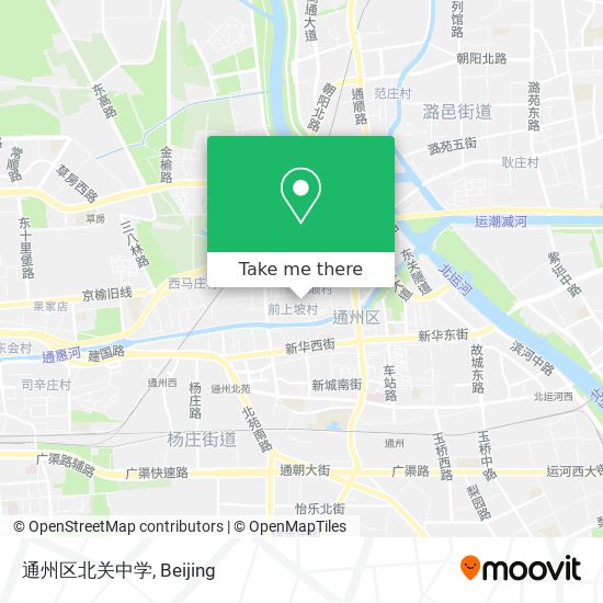 通州区北关中学 map