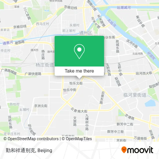 勤和祥通别克 map