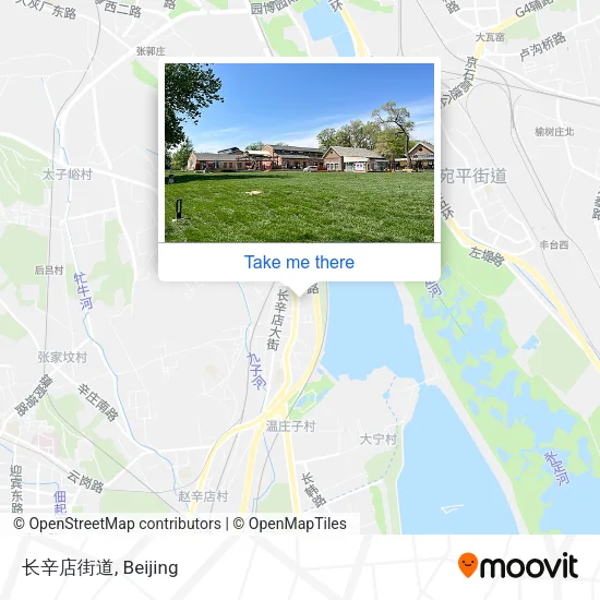 长辛店街道 map