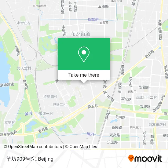 羊坊909号院 map