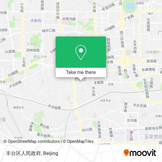 丰台区人民政府 map