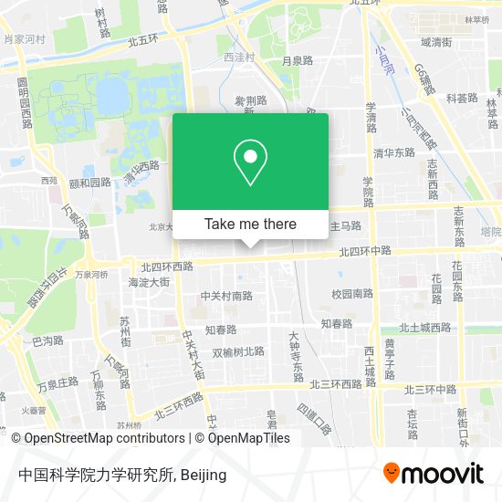 中国科学院力学研究所 map