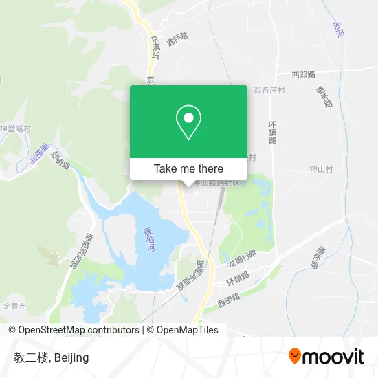 教二楼 map