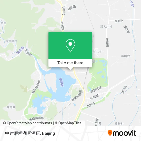 中建雁栖湖景酒店 map