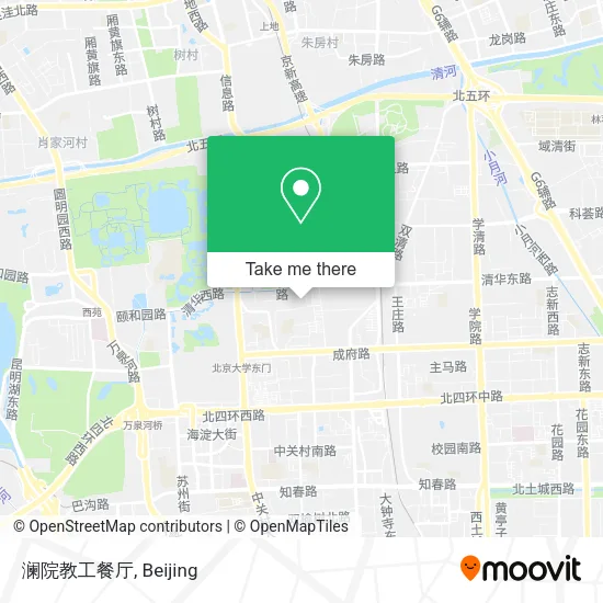 澜院教工餐厅 map