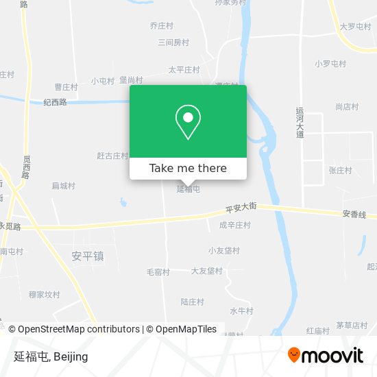 延福屯 map