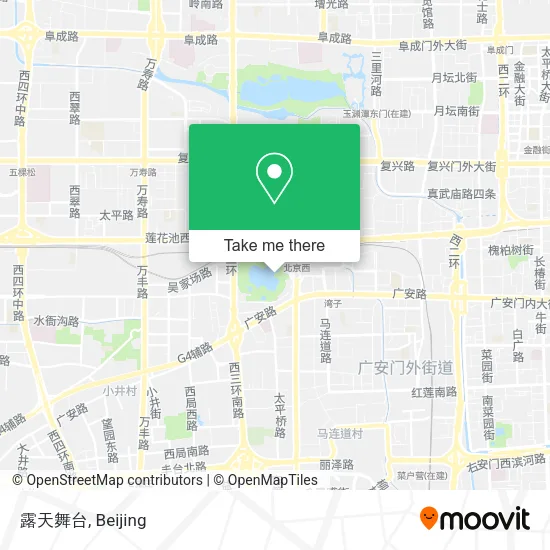 露天舞台 map