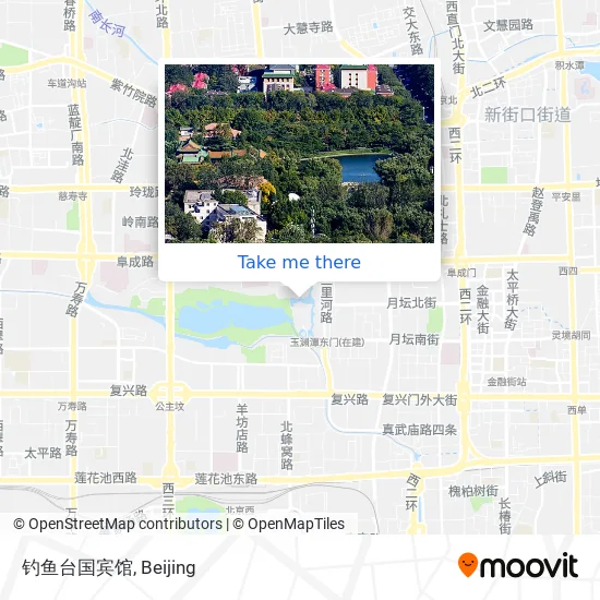 钓鱼台国宾馆 map