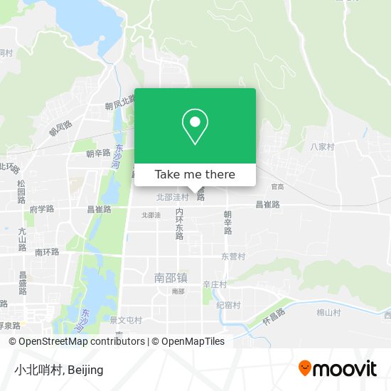小北哨村 map