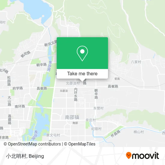 小北哨村 map
