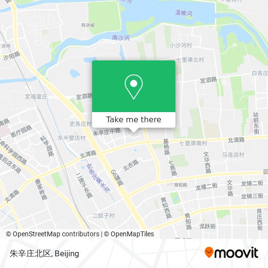 朱辛庄北区 map