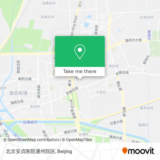 北京安贞医院通州院区 map
