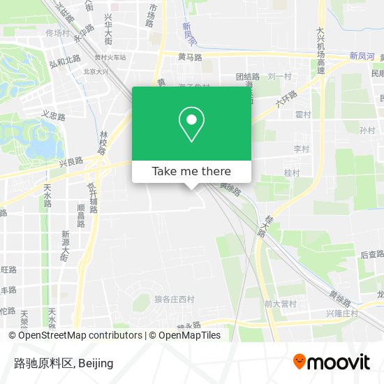 路驰原料区 map