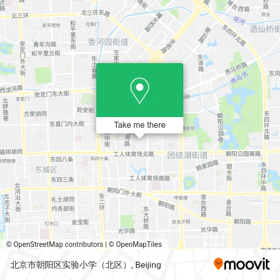 北京市朝阳区实验小学（北区） map