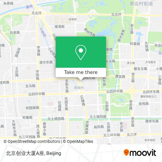 北京创业大厦A座 map