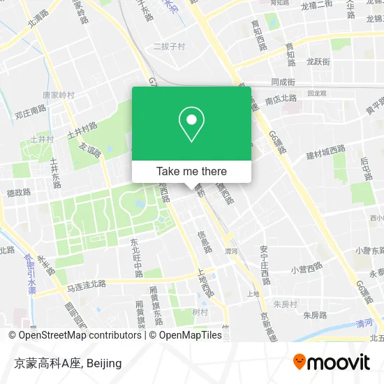 京蒙高科A座 map