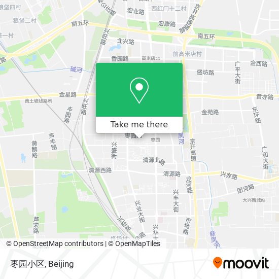 枣园小区 map