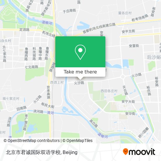 北京市君诚国际双语学校 map
