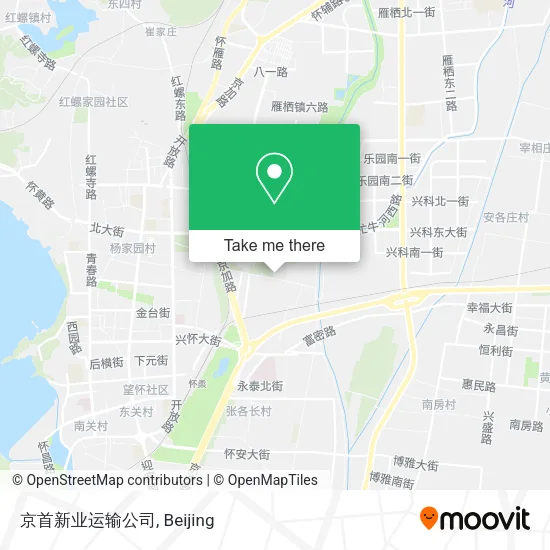 京首新业运输公司 map