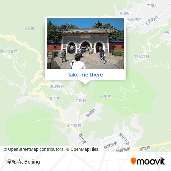 潭柘寺 map