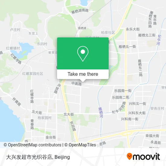 大兴发超市光织谷店 map