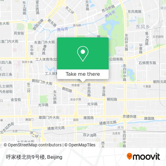 呼家楼北街9号楼 map