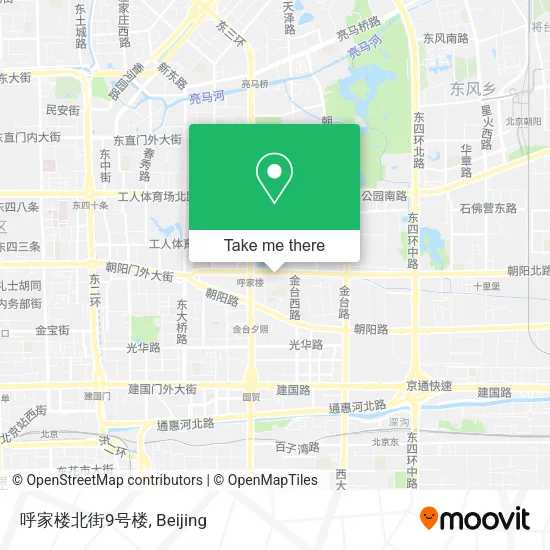 呼家楼北街9号楼 map