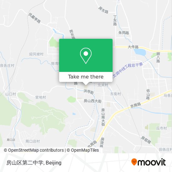 房山区第二中学 map