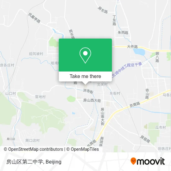 房山区第二中学 map