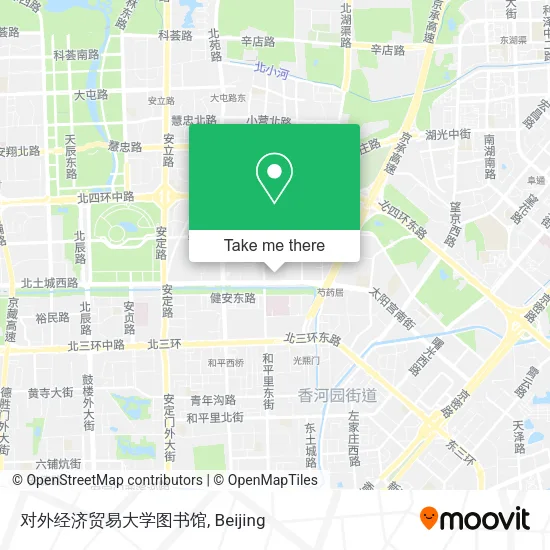对外经济贸易大学图书馆 map