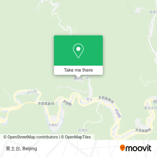 黄土台 map