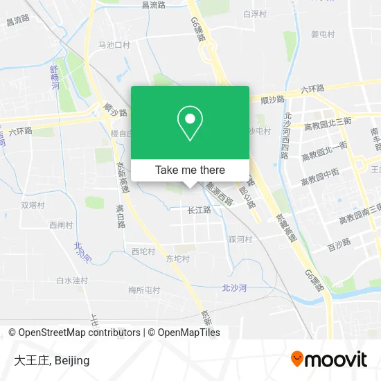 大王庄 map