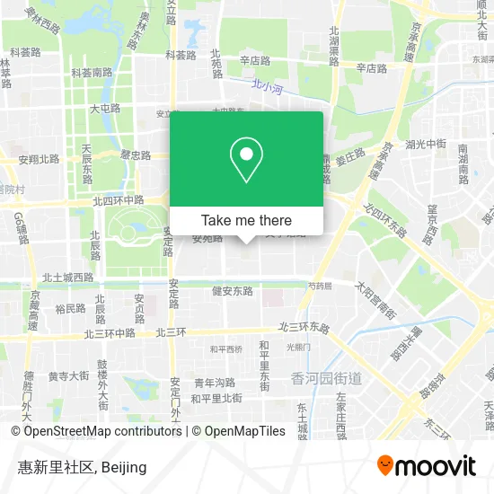 惠新里社区 map
