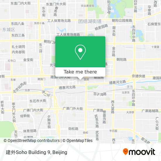 建外Soho Building 9 map