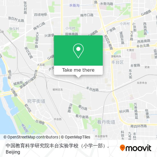 中国教育科学研究院丰台实验学校（小学一部） map