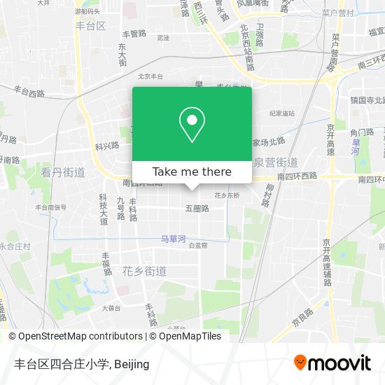 丰台区四合庄小学 map