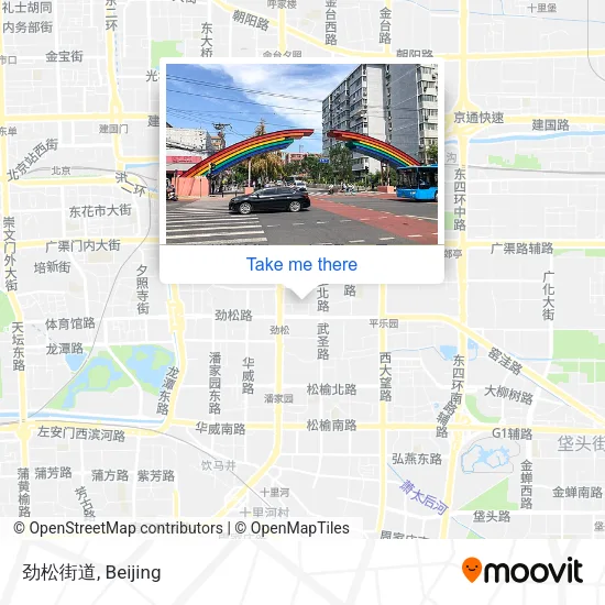 劲松街道 map