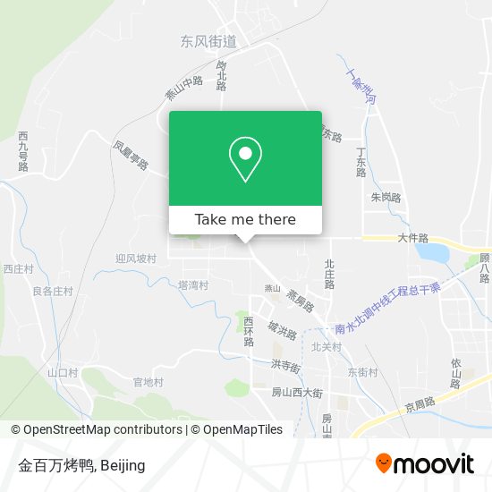 金百万烤鸭 map