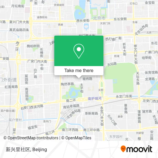 新兴里社区 map