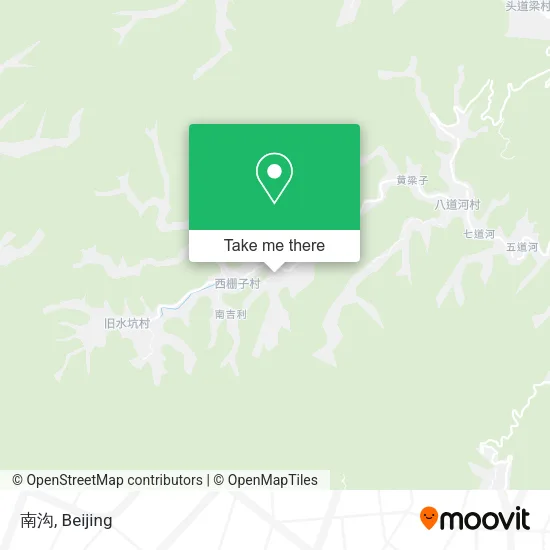 南沟 map