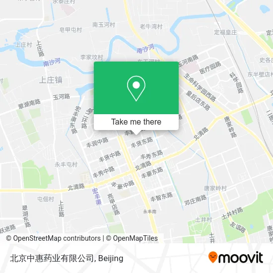 北京中惠药业有限公司 map