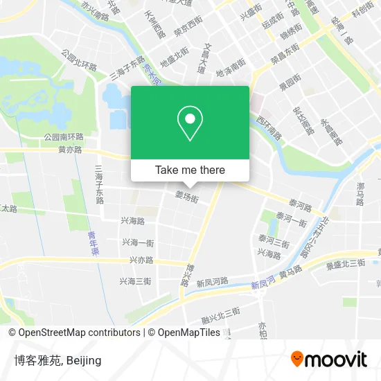 博客雅苑 map