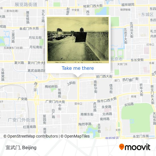 宣武门 map