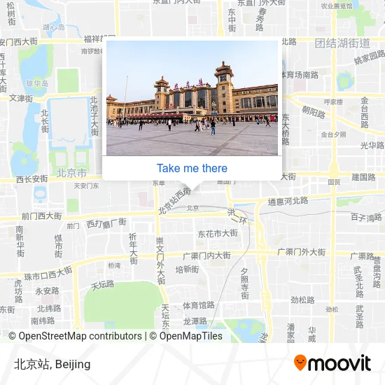 北京站 map