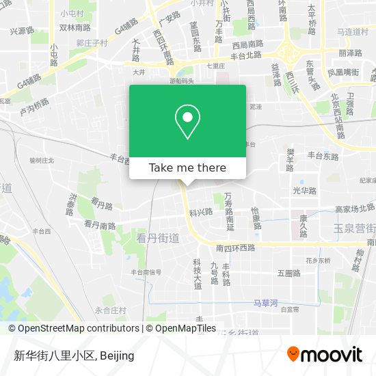 新华街八里小区 map