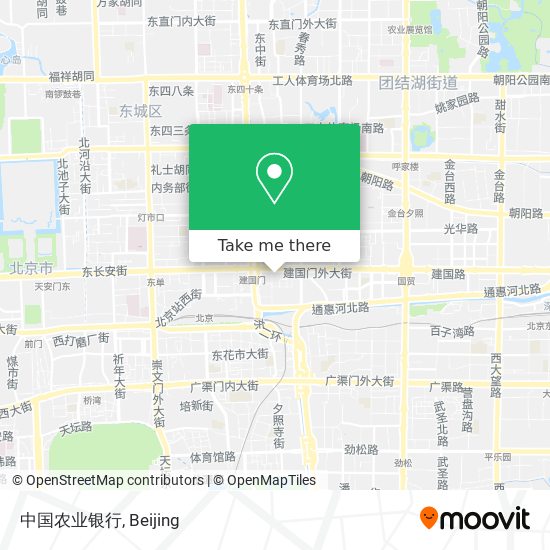 中国农业银行 map