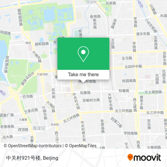 中关村921号楼 map