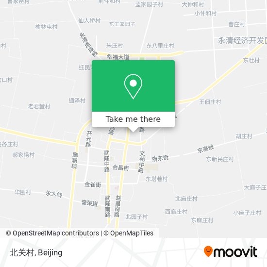 北关村 map