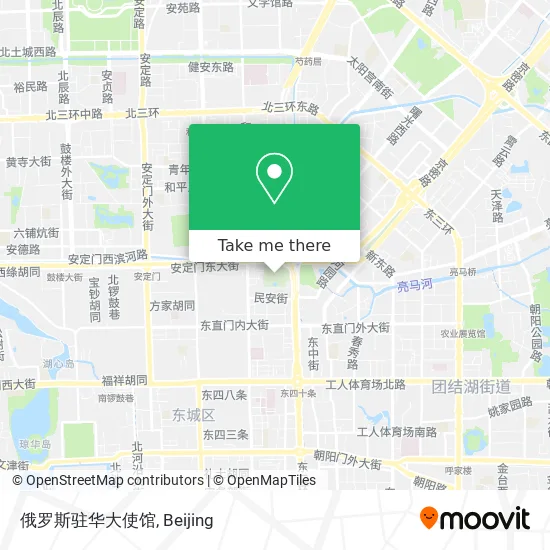 俄罗斯驻华大使馆 map