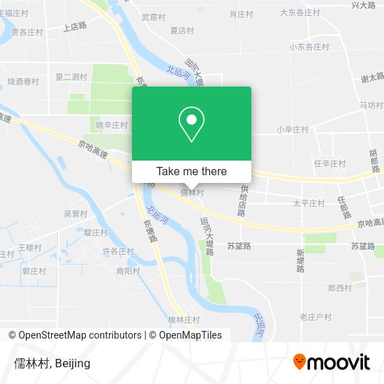 儒林村 map